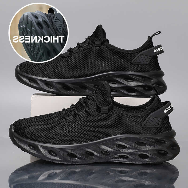 Casual Shoes Four Seasons Men's Outdoor Sports Running Mesh Shoes Thick Sole Breathable Casual Walking Lightweight Sneakers Size 37-47 D260922