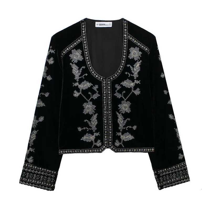 Women's Jackets Winter New Women's Clothing Fashion Temperament Casual Embroidered Jacket C260921