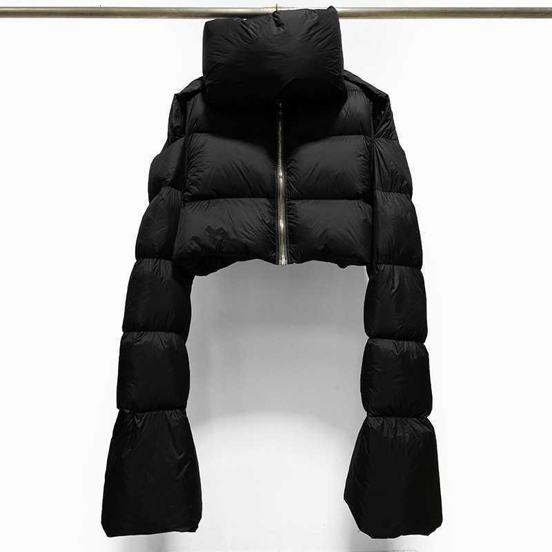 Down Parkas Men Men's Down Coats Jackets Gothic High Street Women Clothing Trench Winter Dust Windbreaker Black Snow Jackets C260922