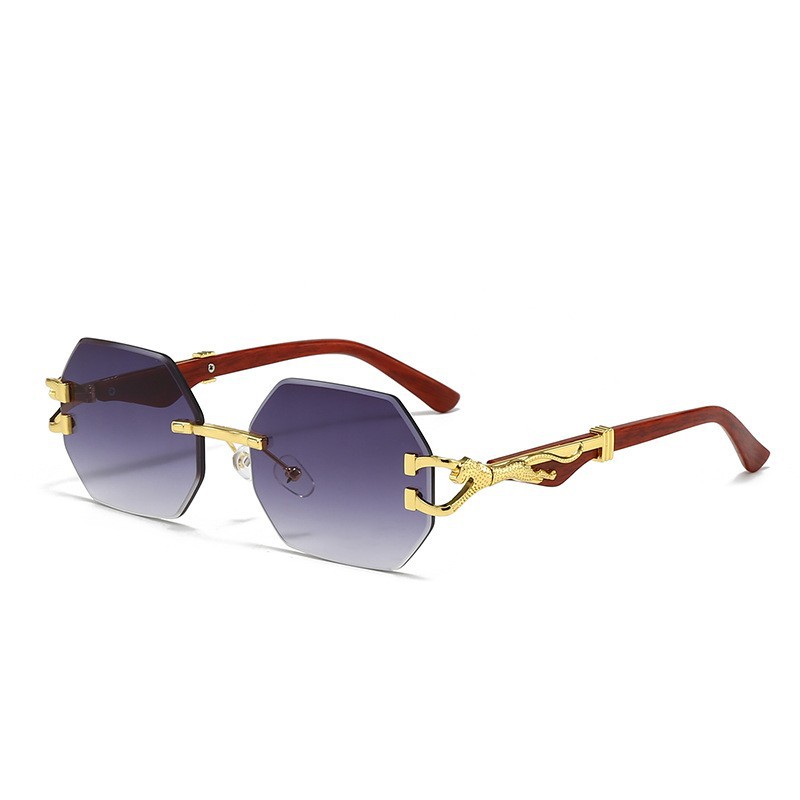 2026 summer casual sunglasses square personalized designer trendy retro knit sunshade sunglasses for woman facao