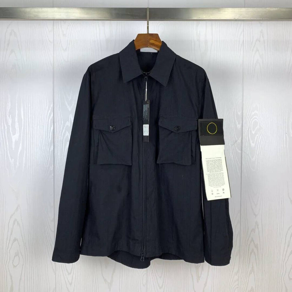 Stone Jacket Mens Coat Designer Brand 2026 New Embroidery High Quality Windbreak Stone Overshirt Loose Outerwear Fashion Pull Casual Stone Topstoney
