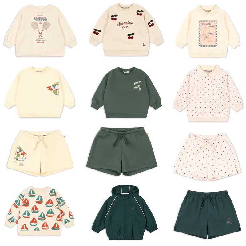 Sweaters Pullover Kids 2026 Autumn and Pant Set Cute Cartoon Printed Kids Pullover Sweatershirts and Shorts Suit School Clothing C260921