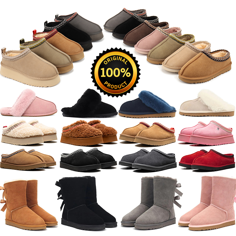 australia boots women snow boots luxury Classic tasman tazz slippers platform chestnut black grey chocolate red ultra mini suede leather keep warm b