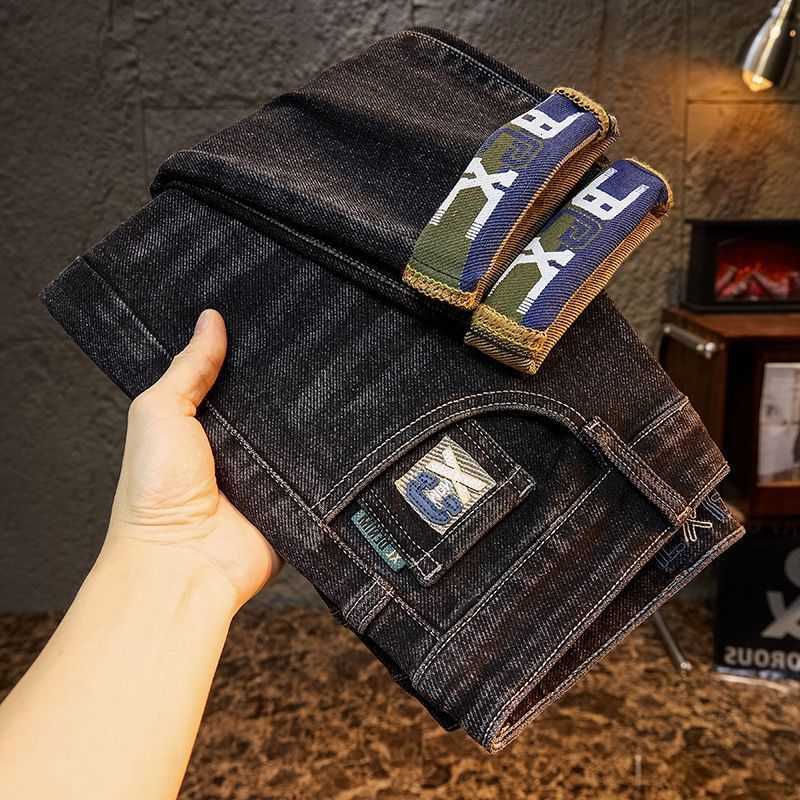 26 Men's Jeans New Men's Jeans Slim Fit With Embroidered Patterns on Small Feet High-quality Pants With Multiple Styles to Choose From T26