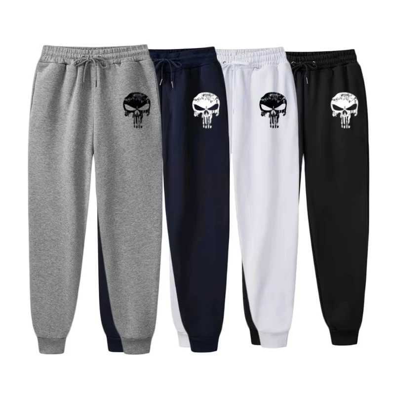 Premium High-Quty Men's 100% Cotton Gym Long Pants Elastic Waist Drawstring Sweat- Breathable Sports Trousers Q260922