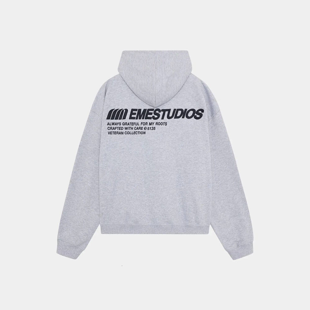 EME Studios Hoodie Designer Brand Autumn Men's Hoodies Fashion Hip Hop Street Style Casual Loose Streetwear Sweatshirts Quality Cotton EME Stud