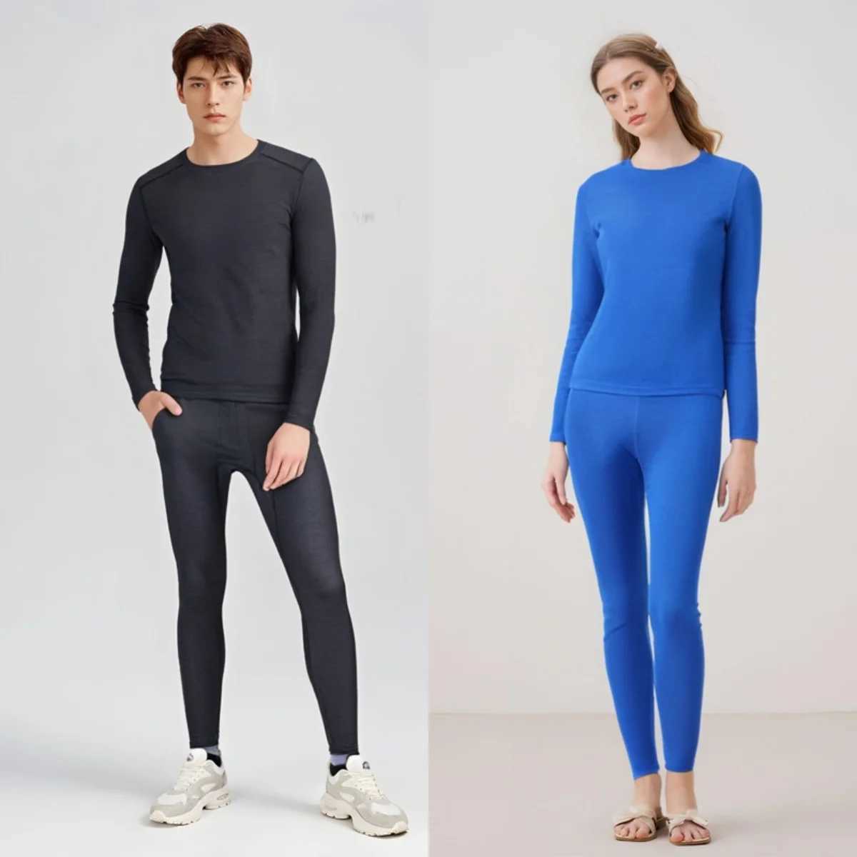 Women's Merino Wool Thermal Underwear Set Winter Outdoor Sports Merino Wool Base Layer Tops Bottoms Set Warm Breathable 170G R260921