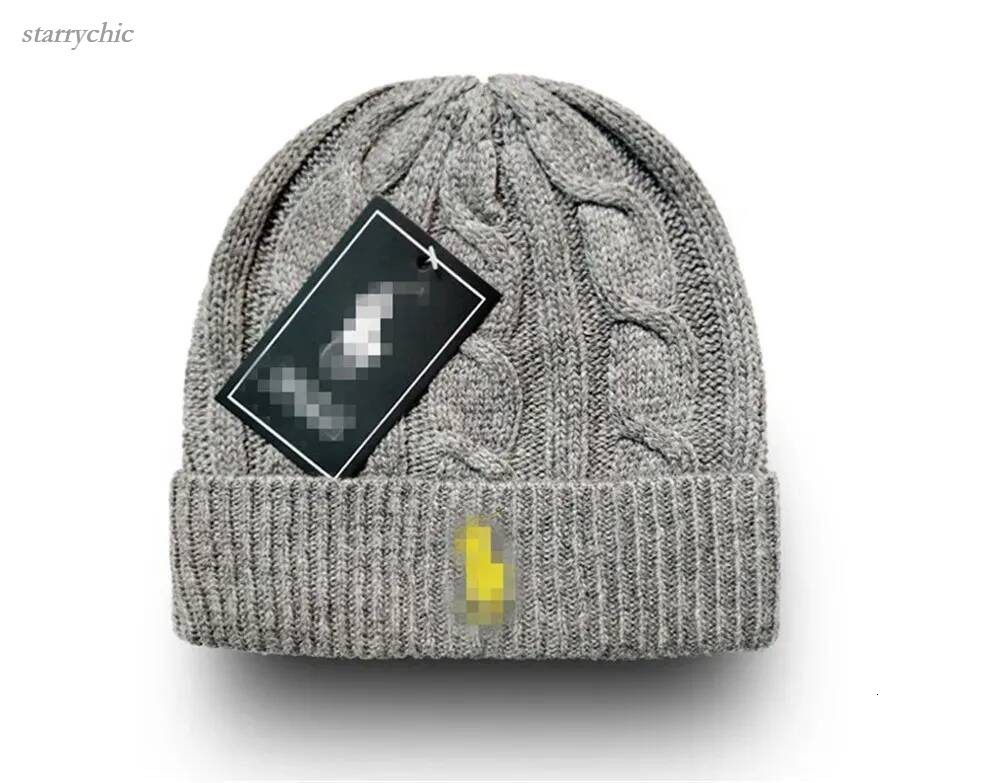 Laurenlied Caps Designer beanies Fashion autumn winter beanie hats men and women universal knitted RL cap autumn wool outdoor warm Luxury skull caps