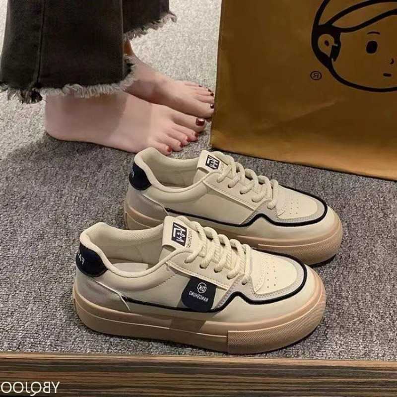Shoes New spring summer Casual women's breathable thick soled fashionable sneakers round toe simple comfortable versatile sports shoes D260922