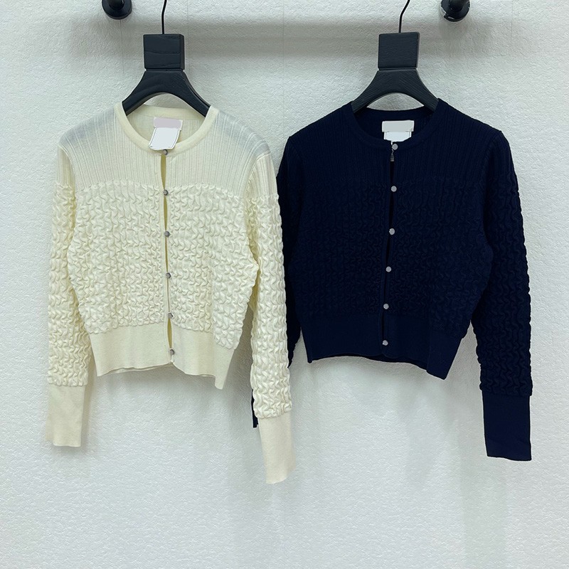 Sexy Hollow Sweater Designer Women Long Sleeve Thin Cardigan Elegant Birthday Party Wedding Dinner Sweaters