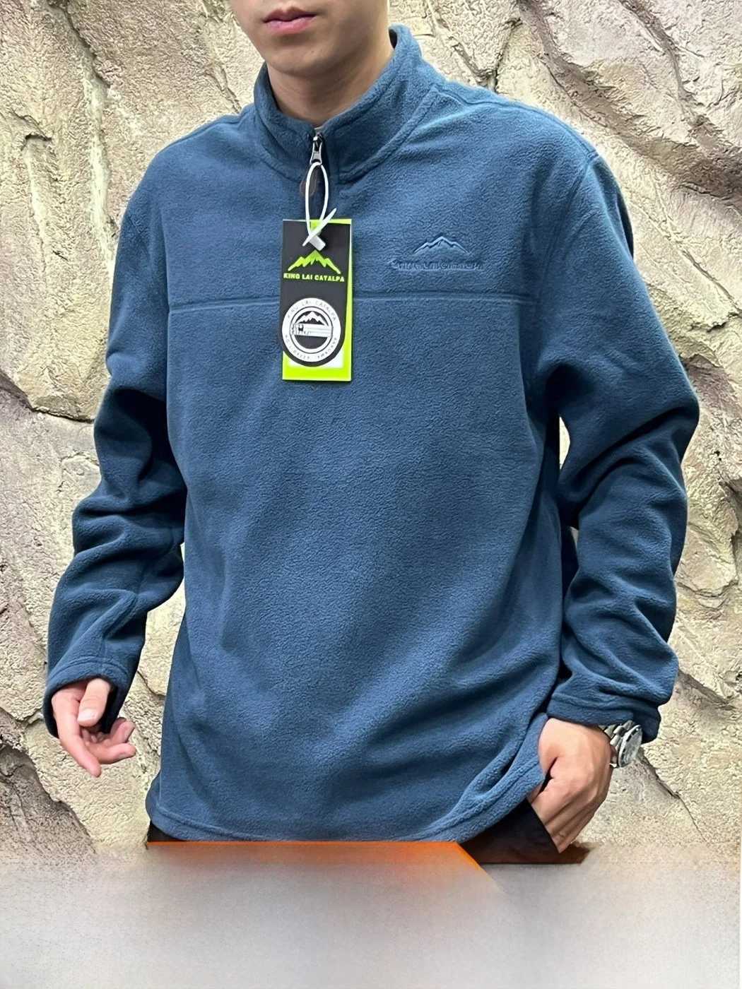 Sudaderas con capucha nórdicas para hombres Sudaderas de gama alta Forro polar Sudadera con capucha para exteriores engrosada Diseño con cremallera