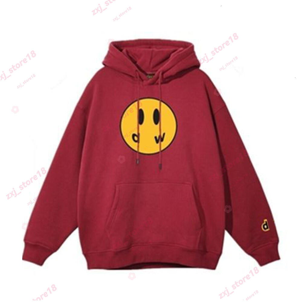 Drew Hoodie Men Designer Hoodie Winter Heavy Weight Cotton Warm Hooded Sweatshirt Drew Tracksuit Long Slve Pullover Print Face Graphic Hoodie Mens F