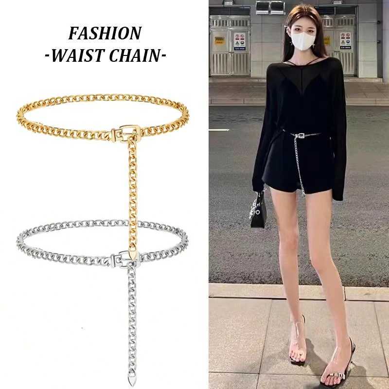 Waist Chain Belts Fashion Metal Waist Chain Simple Dress Corset Waist Belt Unisex Body Jewelry Accessories for Parties Special Occasions Q260921