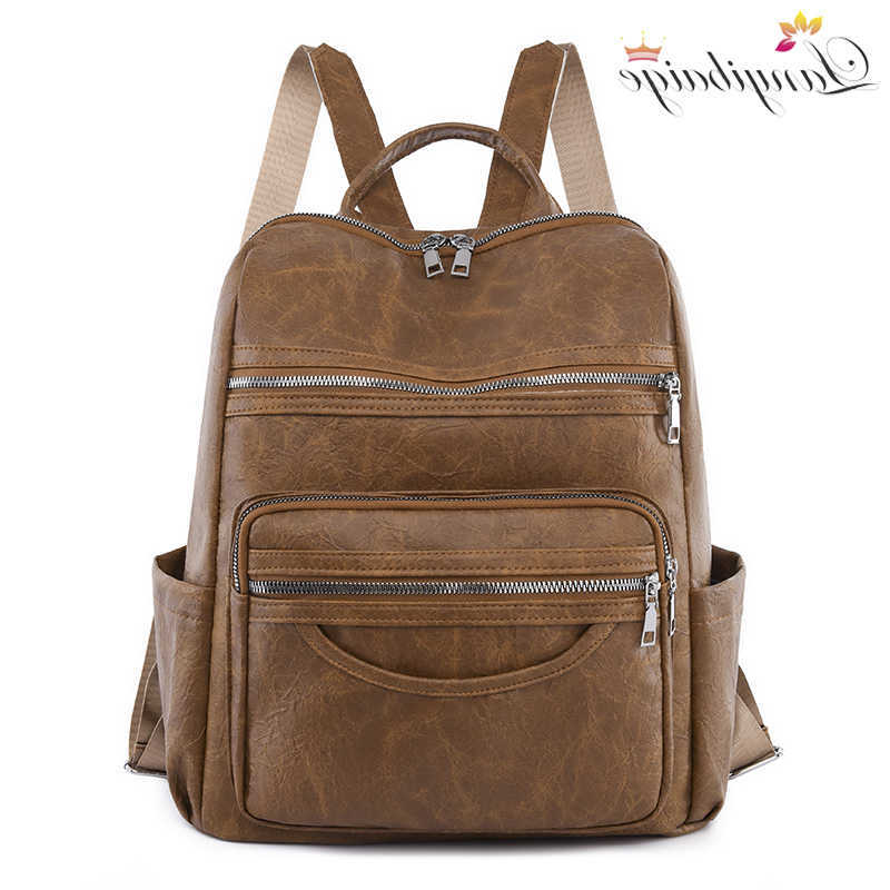 Women Backpack Style Genuine Leather Classic Backpack 2024 Sheepskin Backpack Travel Backpack Fashion School Bag Mochilas Feminina H260922