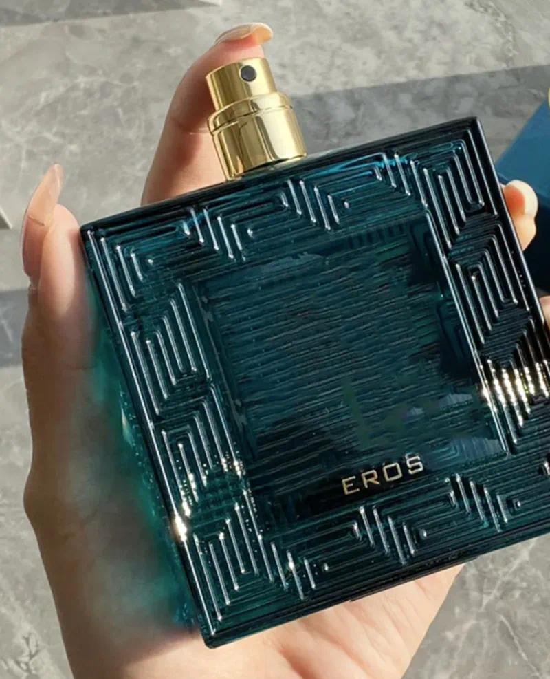 PARFUM Eros Men perfume Fragrance Eau De Parfum Dylan Blue 100ml BRIGHT Crystal yellow pink Diamond women Pour Femme colonge Flower Cologne Spray In