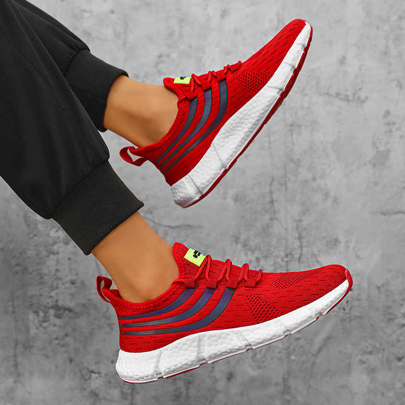 Casual Shoes Men Casual Sports Shoes Breathable Lightweight Sneakers Anti-slip Flats Outdoor Running Walking Tenis Athletic Jogging Shoes D260922