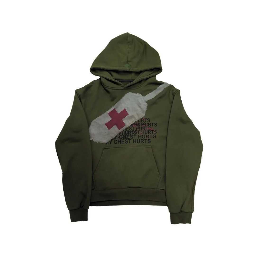 Men's Hoodies Sweatshirts European and American Personalized Printed Sweatshirt Long Sleeved Pullover Hoodie Retro Jacket Street Trend Y2K J260