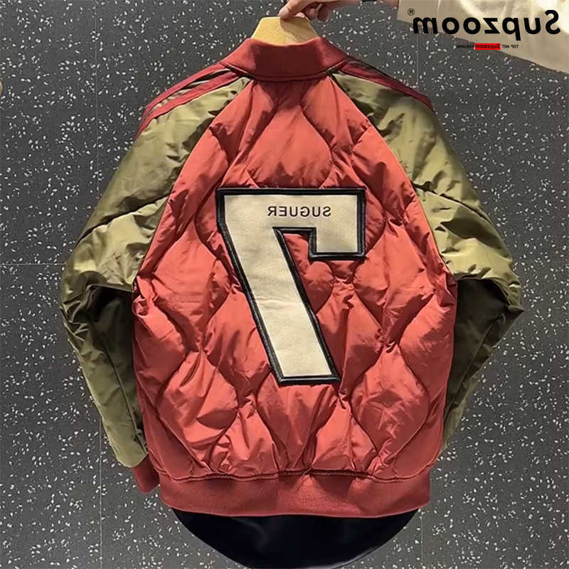Down Parkas Supzoom 2022 Men's New Arrival Hip Hop Embroidery Couples Casual Top Fashion Male And Female Winter Men Coat Warm Baseball Down Jac