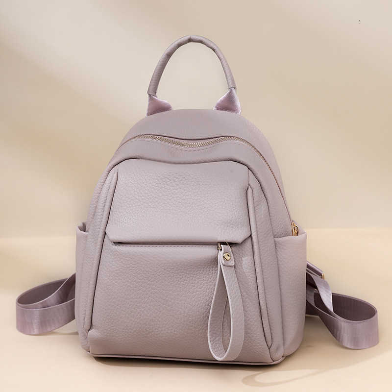 Capacity Backpack Style New Large Leisure Women Backpack Soft Leather Backpacks Fashionable and Artistic Travel Backpacks Backpack H260922