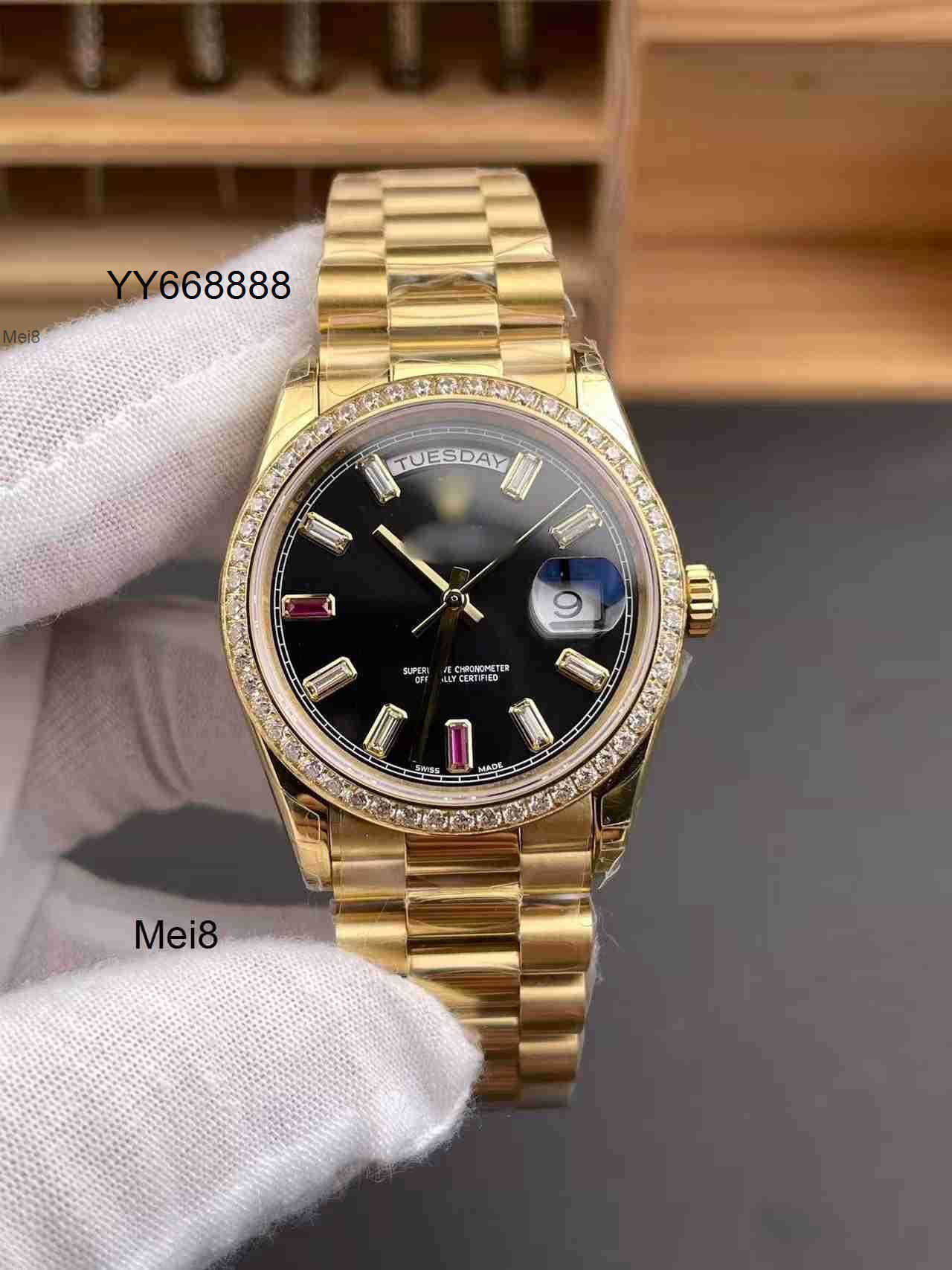 Watches Luxury mens watch DD Factory GS Automatic Mechanical watch Rle 69Ruby Sunday Log 36mm 3255 904L blue sapphire mirror surface designer watche