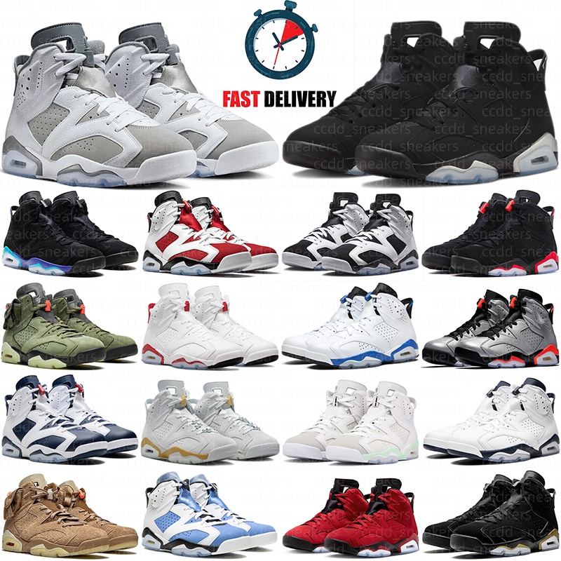 With box Free shipping high 6 6s basketball shoes women mens trainers Cool Grey Olive Black Chicago Red Midnight Navy outdoor sports designer hots s