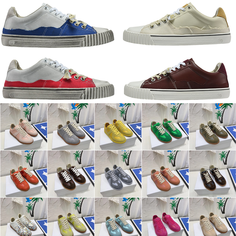 Designer mm6 Canvas Mastermind Shoes Men Women Casual Dissoed Natural Blue Purple Black Sneakers with box