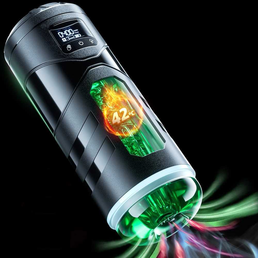 Automatic Heated Sucking Vibration Male Masturbator Cup Blowjob Pussy Pocket Sex Machine Masturbation Toy Adult Goods for Men L26922