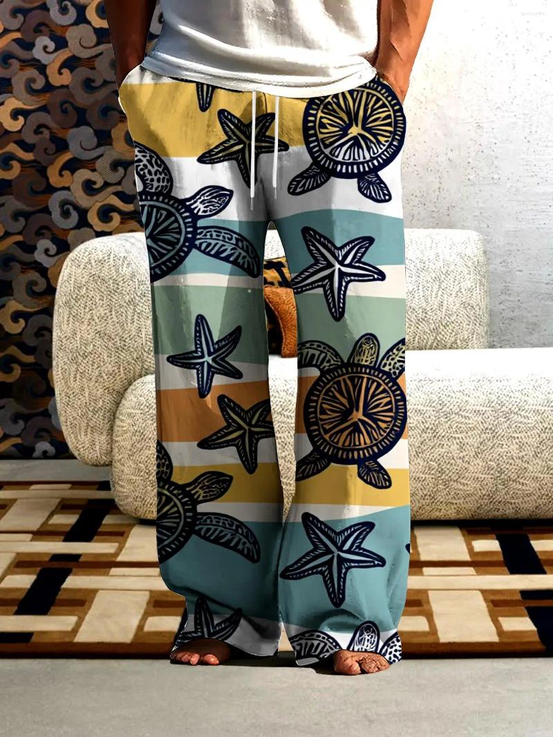 Men's Casual Long Pants 2026 Summer 3D Printed Trousers Fashion Beach Mens Trouser Spring Goth Vintage Pant
