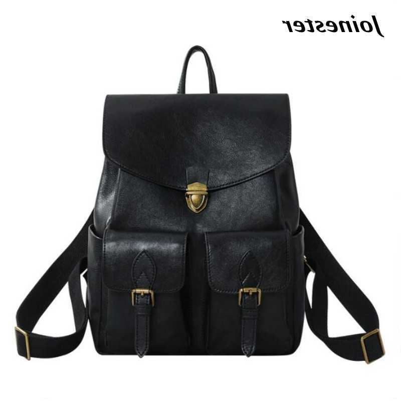Grain Full Backpack Leather Style College Backpack Vintage Laptop Bag Casual Daypack for Women Large Capacity Hiking Traveling Rucksack H260922