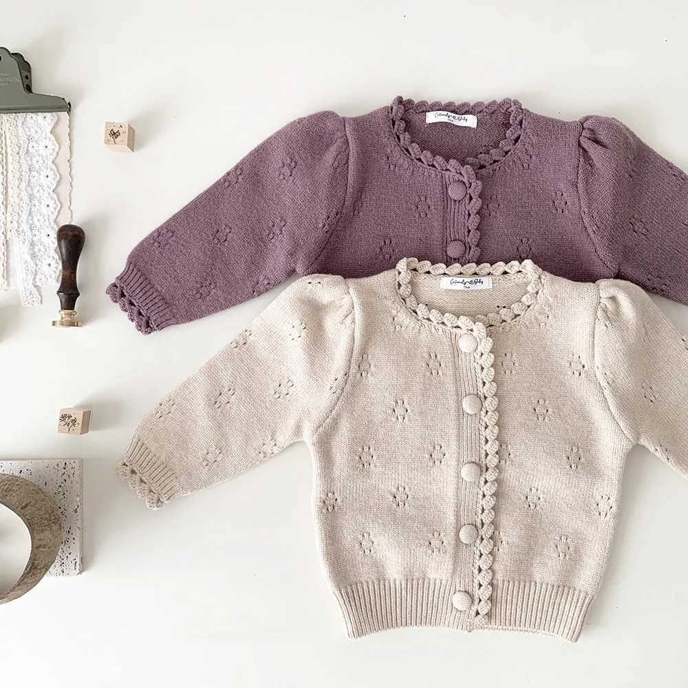 New Pullover deer Autumn jonmi Toddlers Girls Knitted Sweaters Korean Style Baby Kids Princess Crochet Cardigan Sweater C260921