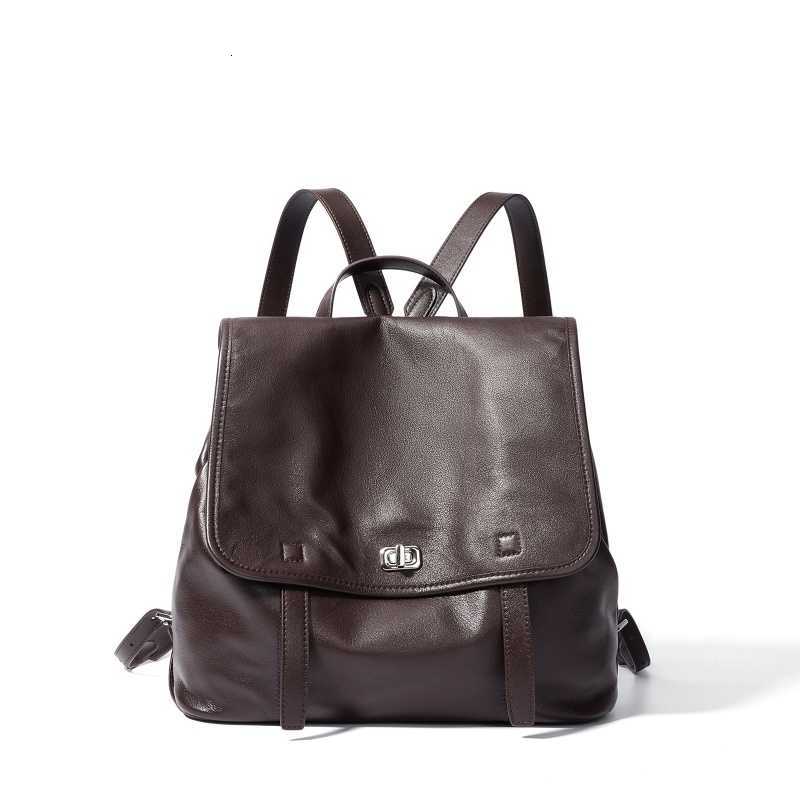 Style 2025 New Backpack Top Layer Cowhide Women's Backpack Genuine Leather Large Capacity Travel Lightweight Commuting Bag H260922
