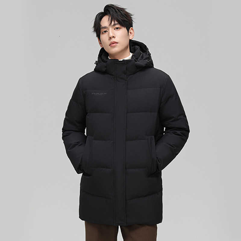 Down Parkas Men's Winter Men's Down Jacket Coats Parka Clothes Warm Hooded Puffer Jacket Brand Luxury Padding Thick Short Padded Jacket HW