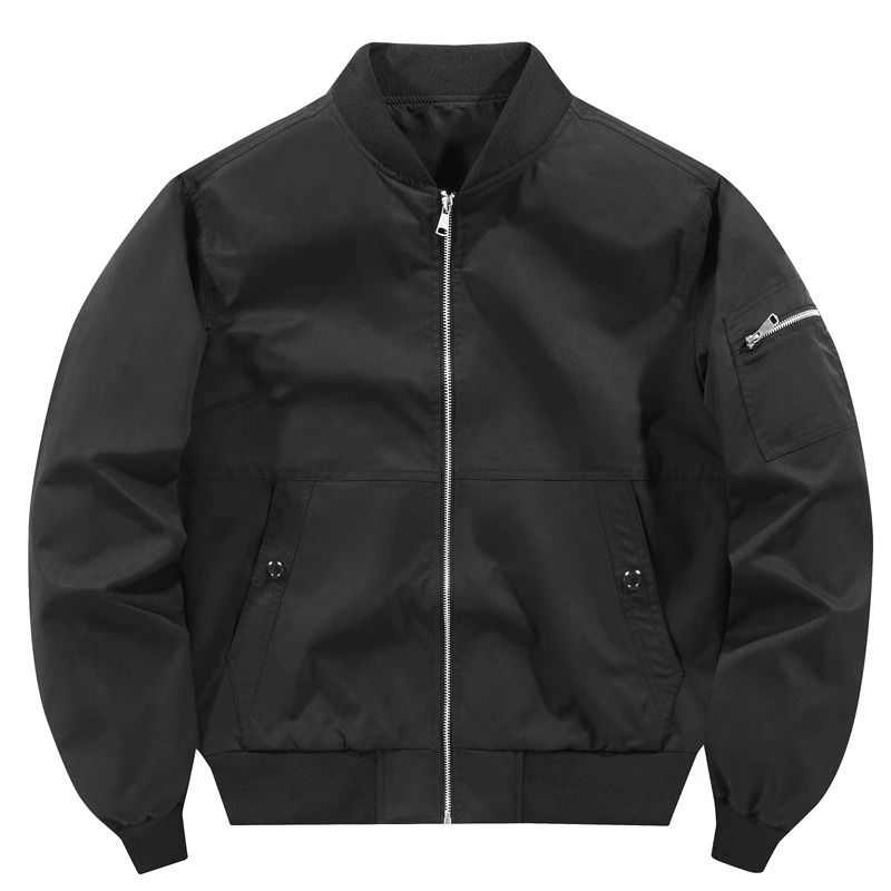 Giacca da pilota da pilota con colletto da baseball autunno arrivo Moda da uomo All Match Cappotto esterno da strada casual antivento allentato per