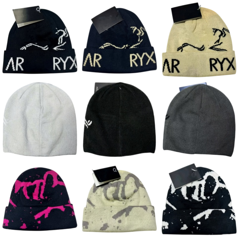 Designer beanie hat designers mens autumn muts winter hats classic rolled cuff bonnet soft breathable knit hats for women soft stretchy printed wind
