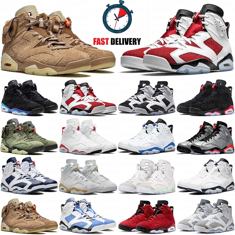 with box free shipping high 6 6s basketball shoes women mens trainers Cool Grey Olive Black Chicago Red Midnight Navy outdoor sports designer hots s