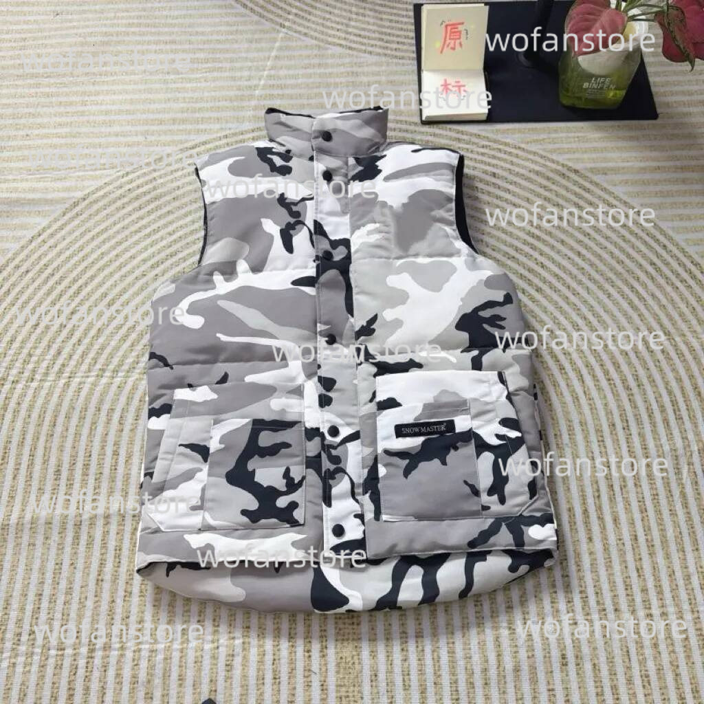 Mens Vests Designer Jackets Men Vests Top Canadian Puffer Jacket Femme Gilet Parka Zipper Button Letter Embroidery Slim Outerwear Windbreaker Men Wo