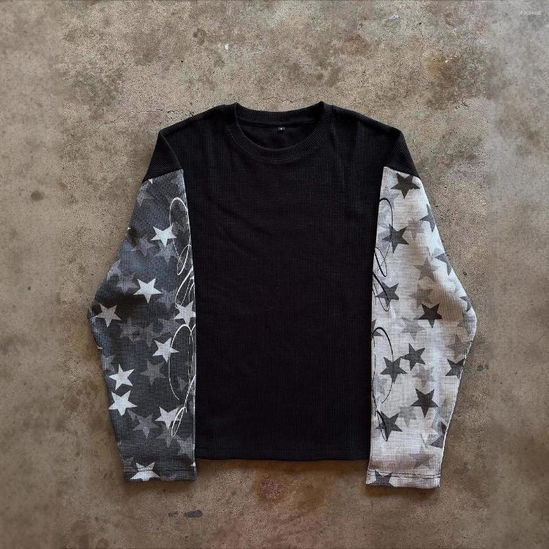 Autumn And Winter Men's Women's Same American Clothing High Street Dark Punk Retro Trendy All-Matching Top INS Style