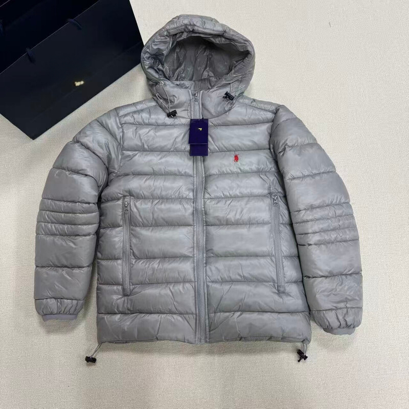 Polo Ralphjacket Designer Clothes Polo Hoodie Lightweight Quilted Collar Portable Cotton Jacket Loose Fit Classic Business Casual Style Kids Coat Si