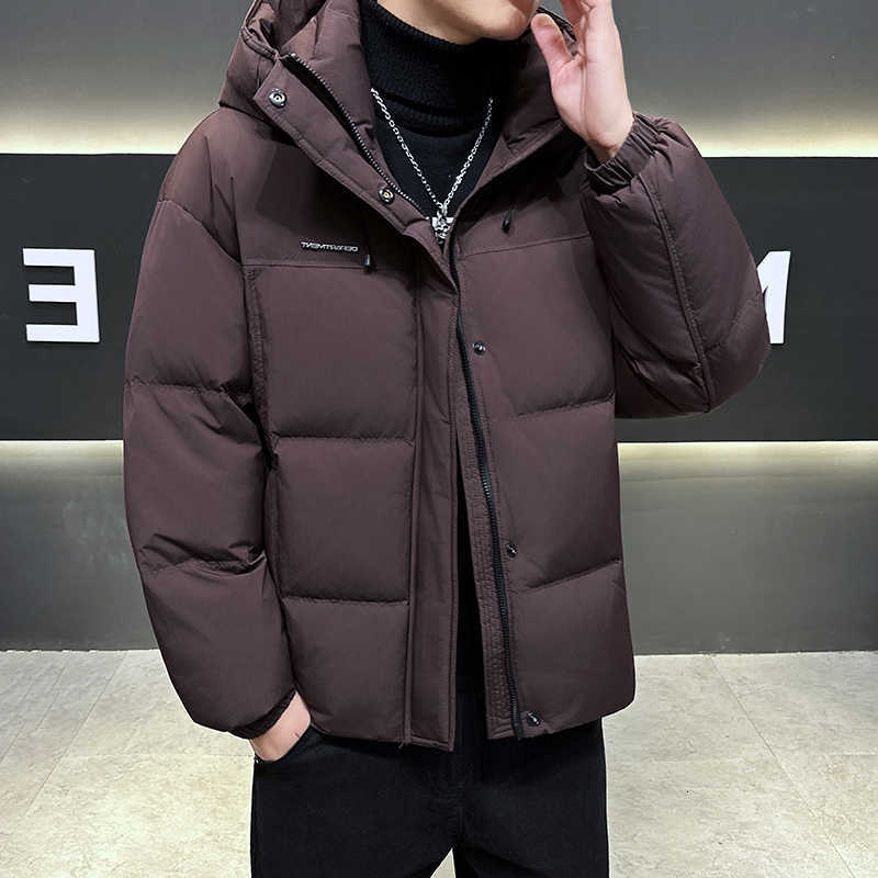 Arrival Men's Down Parkas New Warm Hooded Duck Down Jacket 2025 Winter Men's Casual Puffer Coat Outwear Loose Windproof Padded Parkas Top