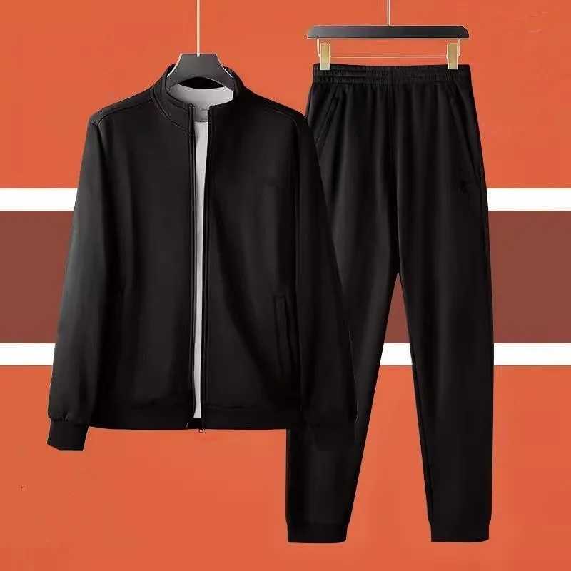 Tracksuits Autumn and Men's winter sets men's youthful and fashionable new sports running cardigan sweatshirt casual long pants two-piece