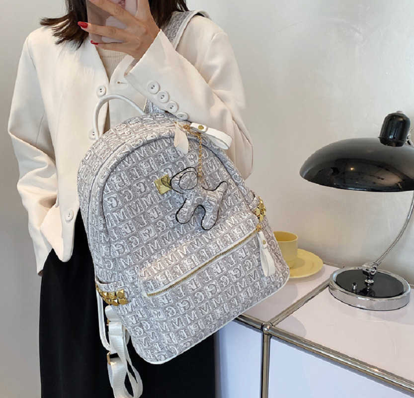 Large New Backpack Capacity Style Women Fashion Backpacks High Quality Leather Travel Shoulder Bags School Bag Totes Casual Backpack H260922