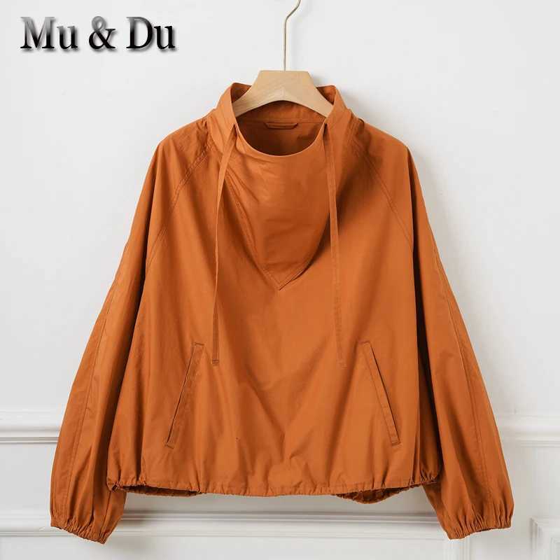 Women's Jackets Women Solid Color 100% Cotton Sportswear Jacket Long Sleeve Loose Pullover Coat Top for Pilot Jacket y2k women jacket C260921