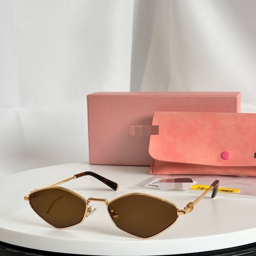 luxury sunglasses for women men designer sun glasses eye frames woman new fashionable metal ultra light high end trendy 2 miulies''miulies