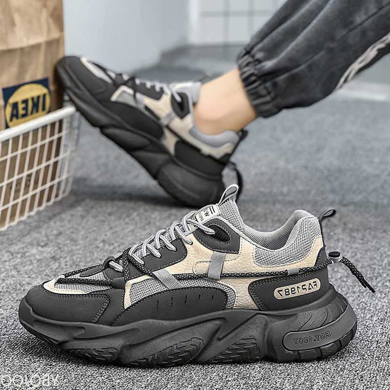 summer Casual spring Shoes New casual comfortable men's shoes fashion versatile sneakers breathable mesh height increasing men's shoes D26