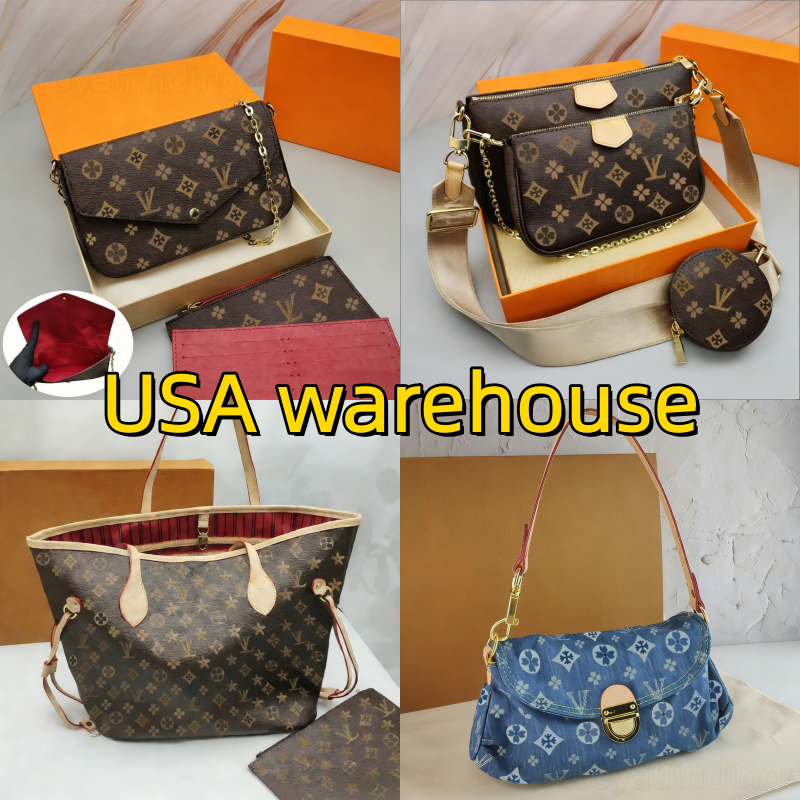 designer bags Mini Pleaty Shoulder Bags Felicie Pochette Crossbody Bag purse Multi Pochette Accessoires Shoulder Bag sac de luxe wallet designer wom