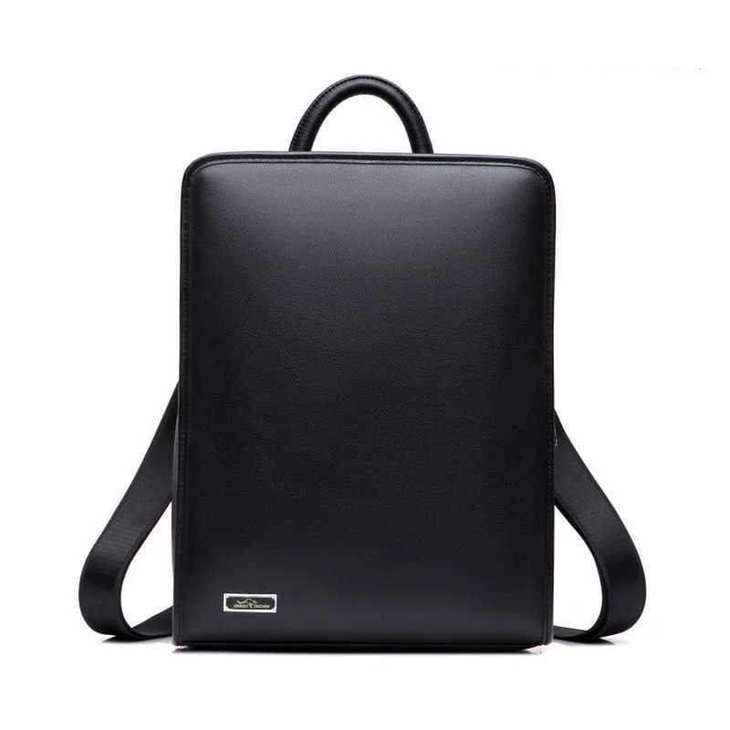 Cowhide Backpack Style New Fashion Genuine Leather Men Backpacks Real Natural Leather Student Backpack Large Computer Laptop Bag H260922