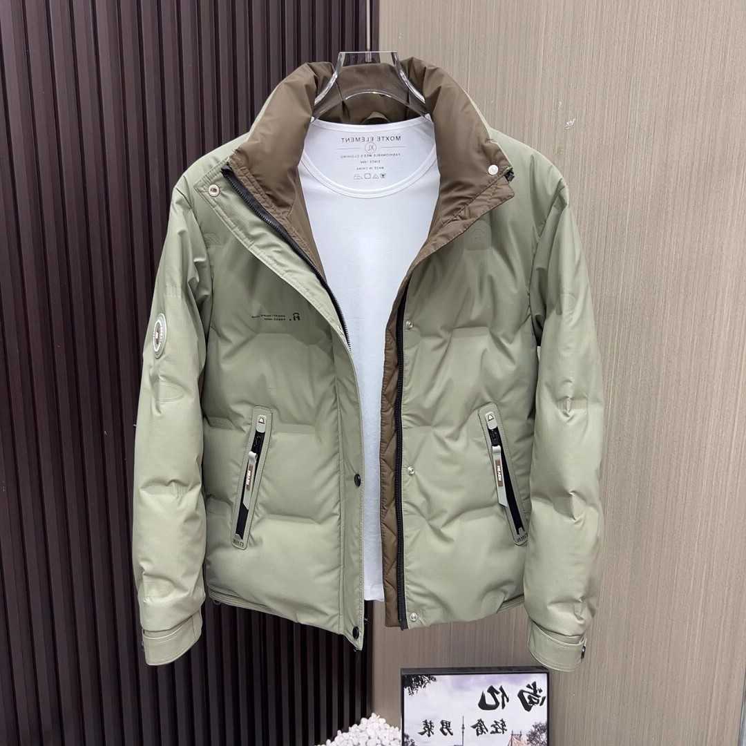 Down Men's Men's Down Parkas Jacket Winter 2025 New Men's Fashion Brand Youth Short Winter Clothing Thickened Stand Collar Jacket Tre
