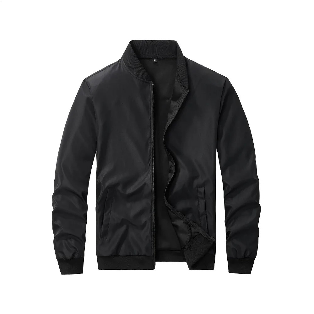 1pcs Spring and Autumn Baseball Collar Short Loose Jacket Men's Business Casual Thin Coat Trend 260921