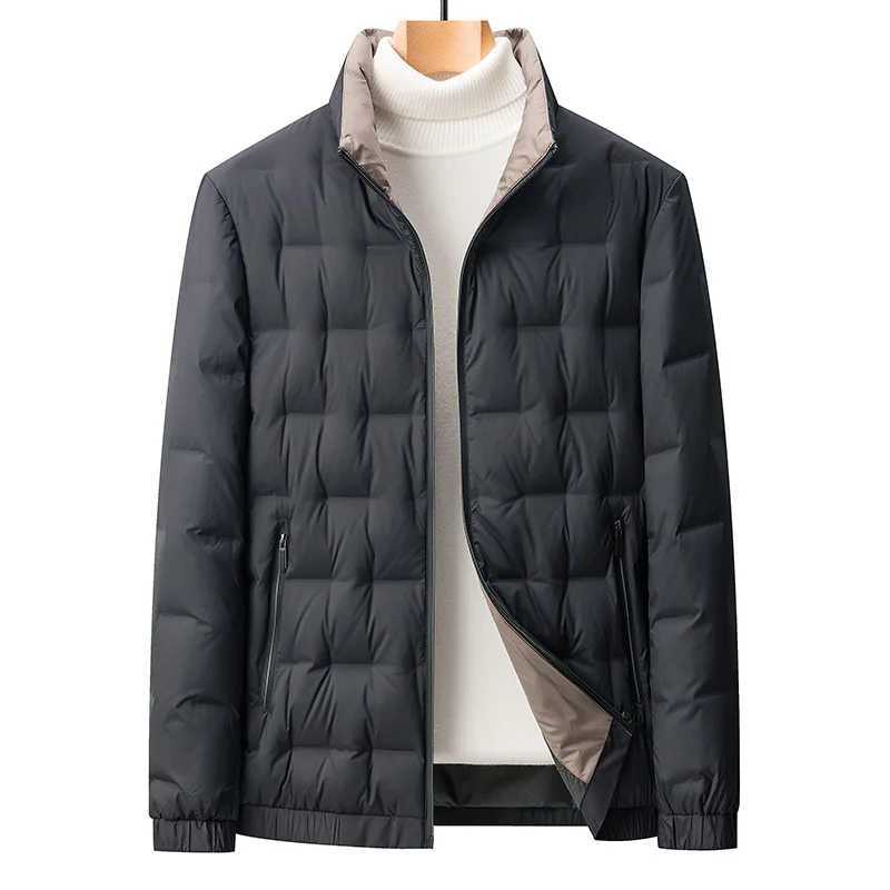 2024 Parkas Men's Autumn Down New Men's Lightweight Down Jacket 85% White Duck Down Warm and Cold Resistant Short Casual Fashion Down Jack