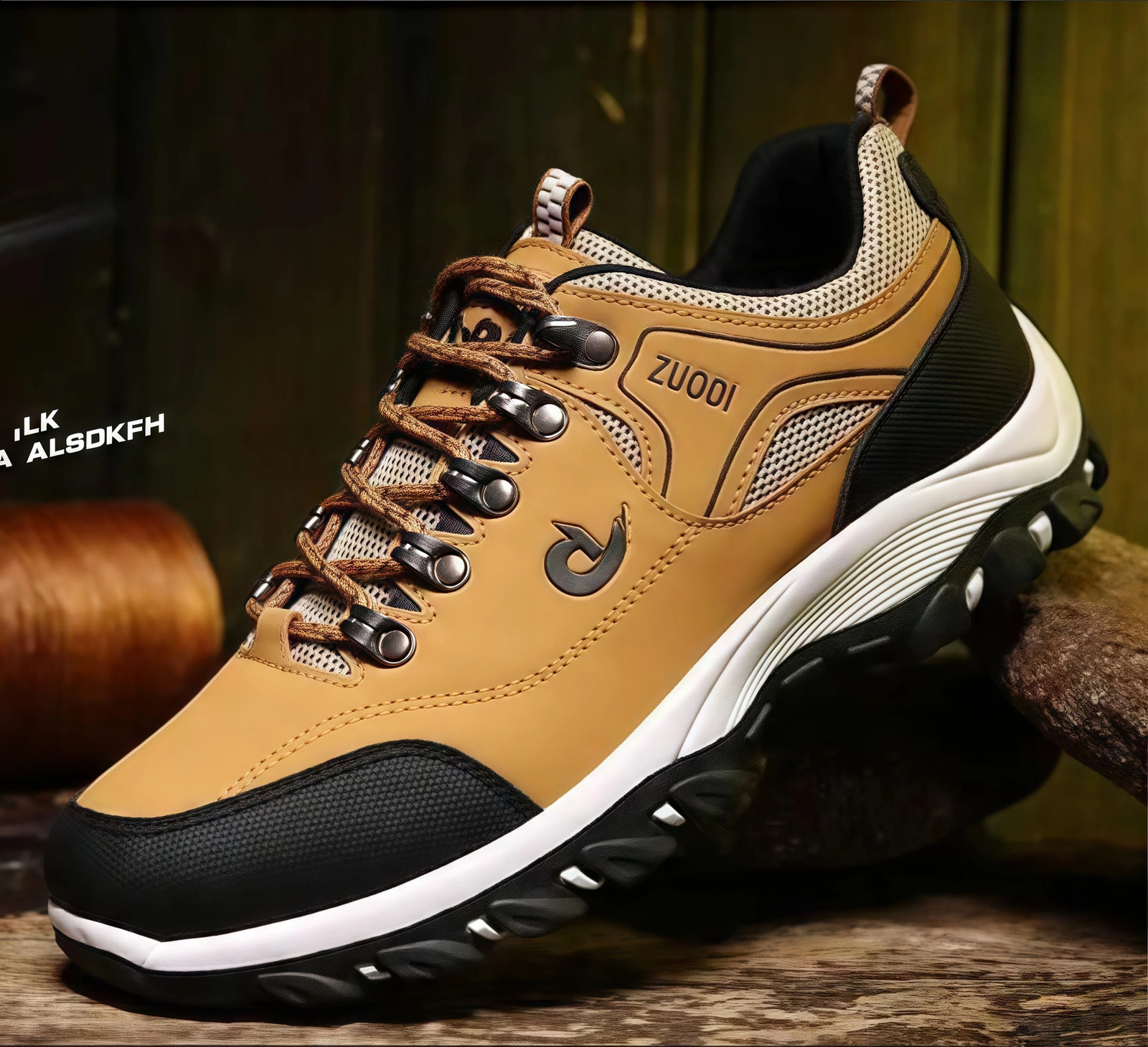 Autumn And Winter Models Men's Waterproof Hiking Shoes Outdoor PU Leather Sports Shoes Wear-Resistant Walking Tactical 260920
